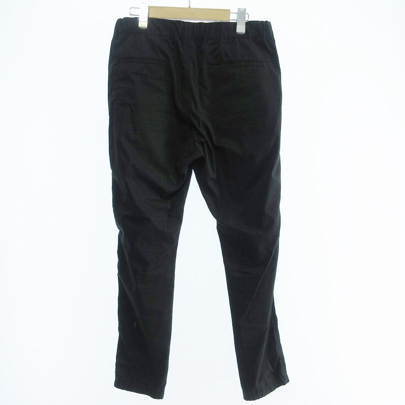 【中古】uniform experiment | ユニフォームエクスペリメント STRETCH GABARDINE SLIM FIT SLACKS その他ボトムス UE-170038 ブラック サイズ:2