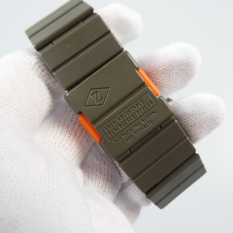 【中古】CABANE de ZUCCa | カバンドズッカ DASHBOARD 腕時計 7S36-0250 ×SEIKO 日差+50秒前後 カーキ