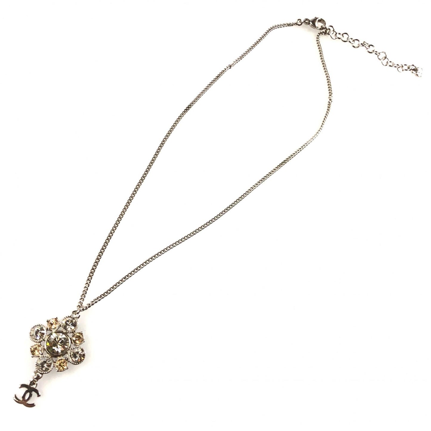 【中古】CHANEL | シャネル クリスタルフラワー ネックレス A37251