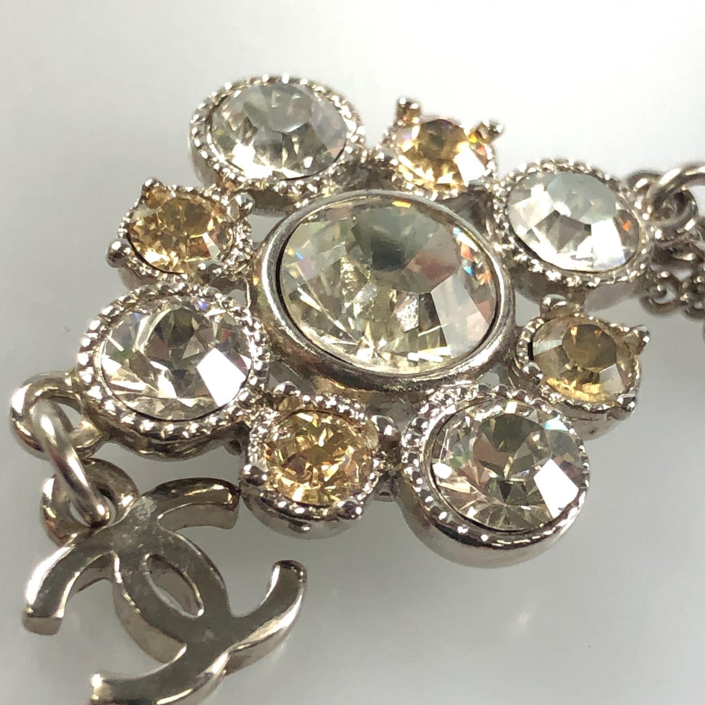 【中古】CHANEL | シャネル クリスタルフラワー ネックレス A37251