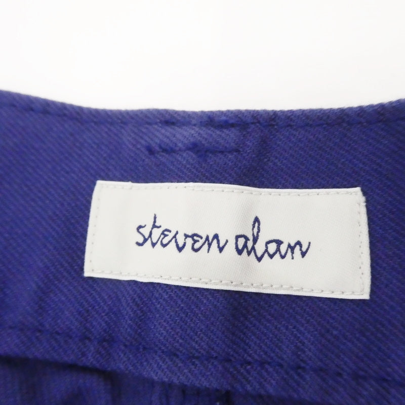 【中古】Steven Alan | スティーブンアラン COTTON TWILL PANTS パンツ 8214-243-0613 ブルー系 サイズ:S