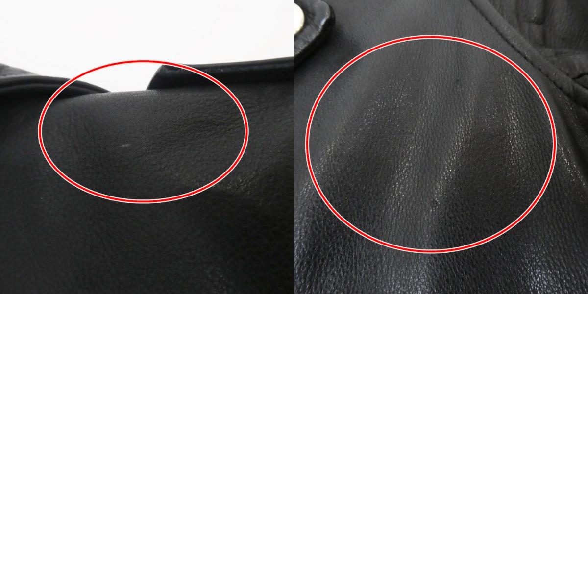 Double Leather Rider's Jacket, Leather, 16-010-586-8010-3-0, Black