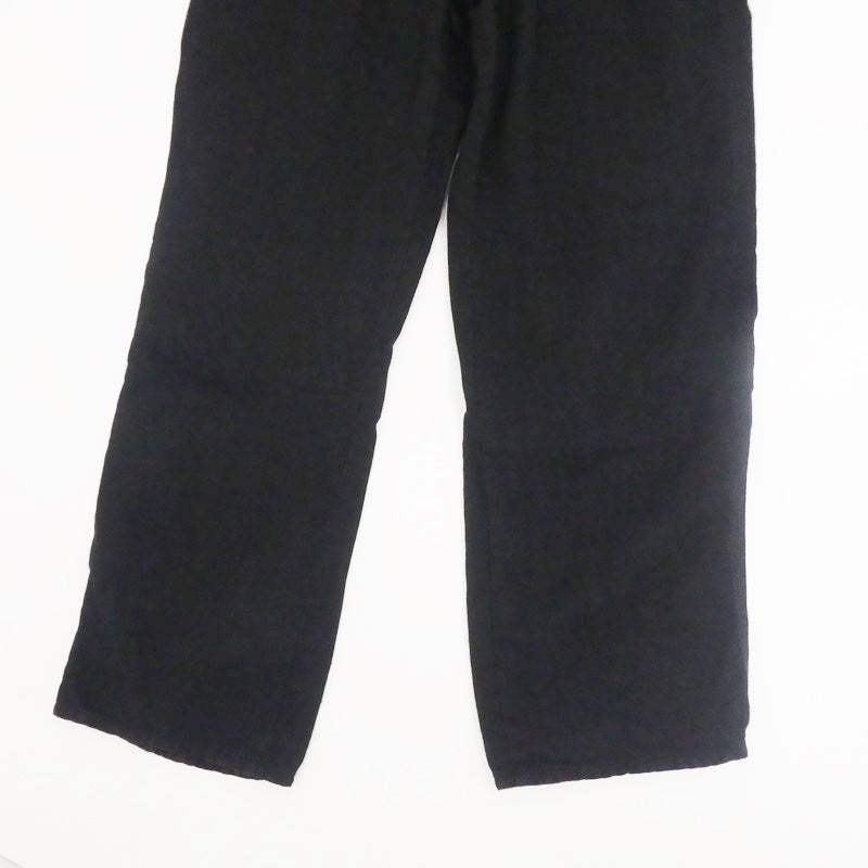 【中古】nest Robe | ネストローブ リネンオーバーオール オーバーオール 01163-1051 ブラック