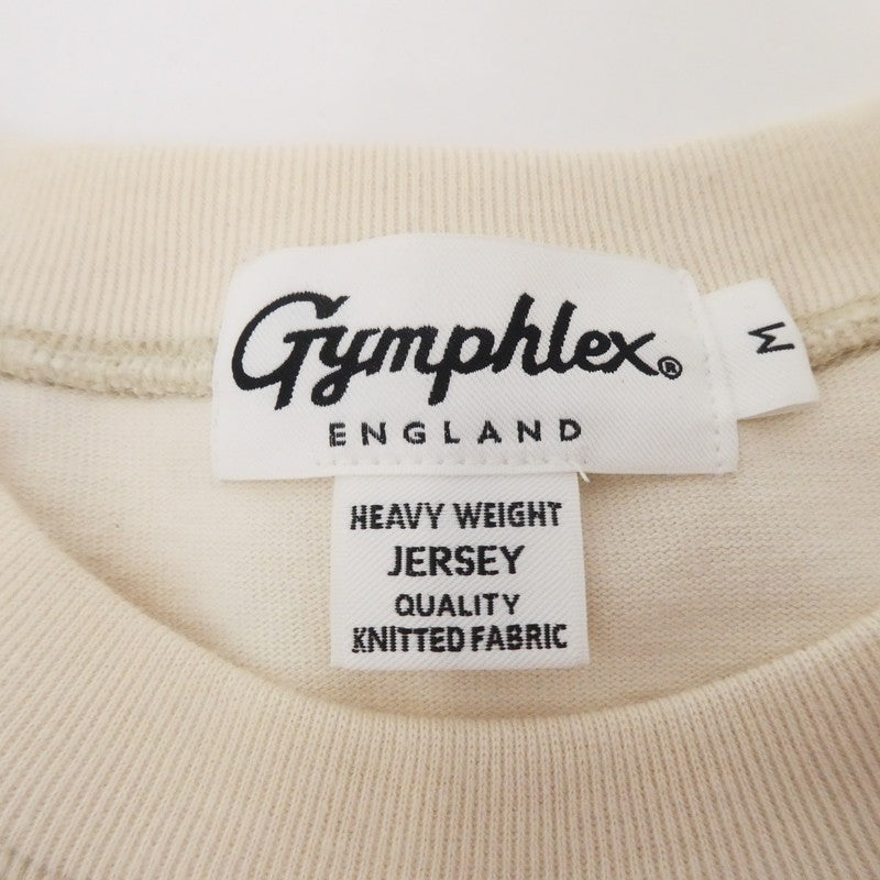 【中古】GYMPHLEX | ジムフレックス CREW NECK L/S T-SHIRT 長袖Tシャツ GY-C0389 HWJ 2024A/W アイボリー サイズ:M