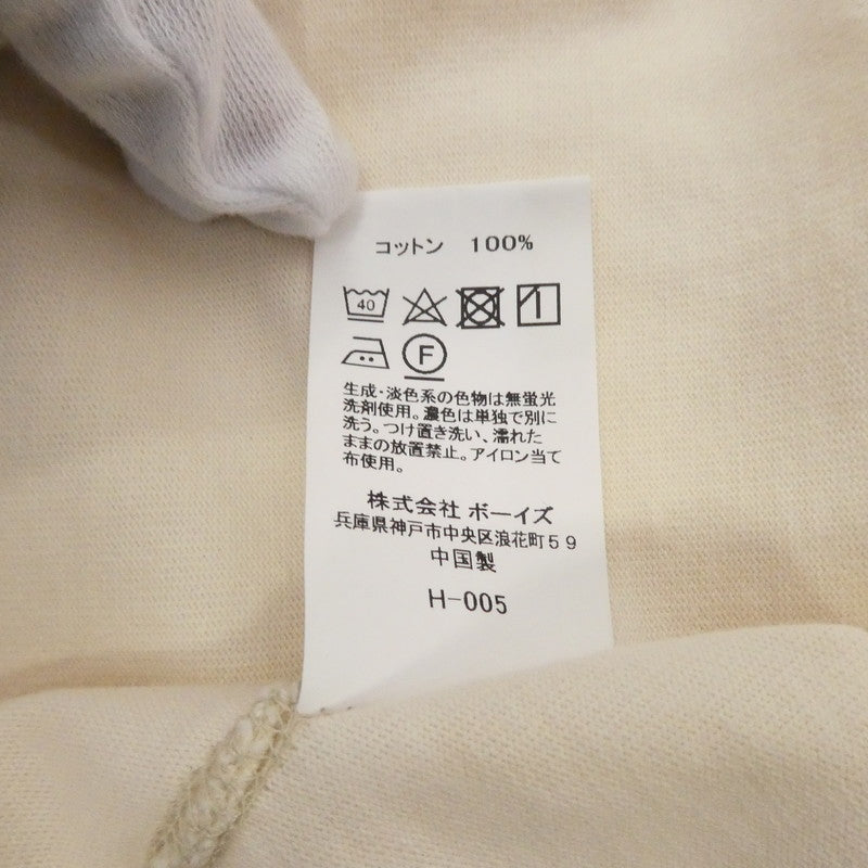 【中古】GYMPHLEX | ジムフレックス CREW NECK L/S T-SHIRT 長袖Tシャツ GY-C0389 HWJ 2024A/W アイボリー サイズ:M