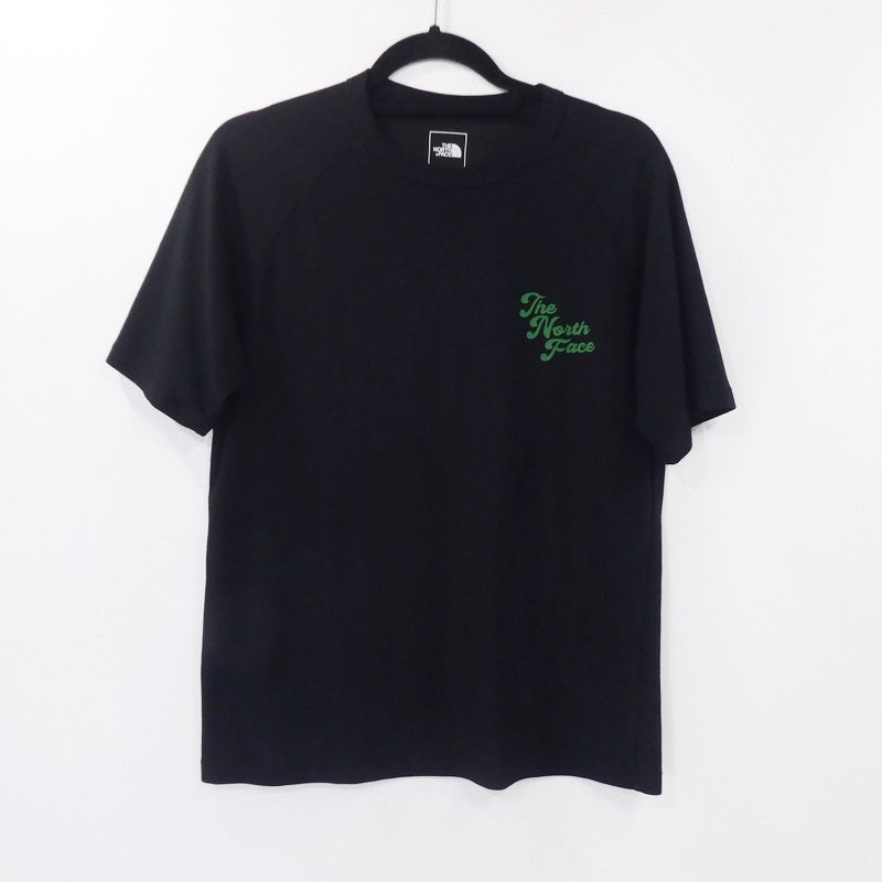 【中古】THE NORTH FACE | ザ・ノースフェイス S/S FREE RUN SPIRAL CREW 半袖Tシャツ NT12494 ブラック サイズ:S