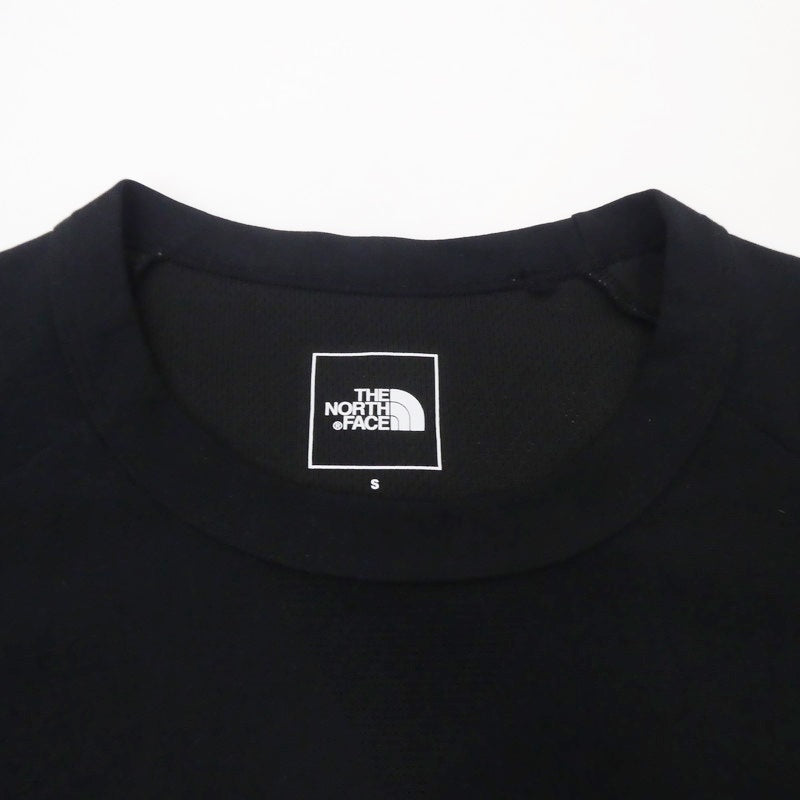 【中古】THE NORTH FACE | ザ・ノースフェイス S/S FREE RUN SPIRAL CREW 半袖Tシャツ NT12494 ブラック サイズ:S