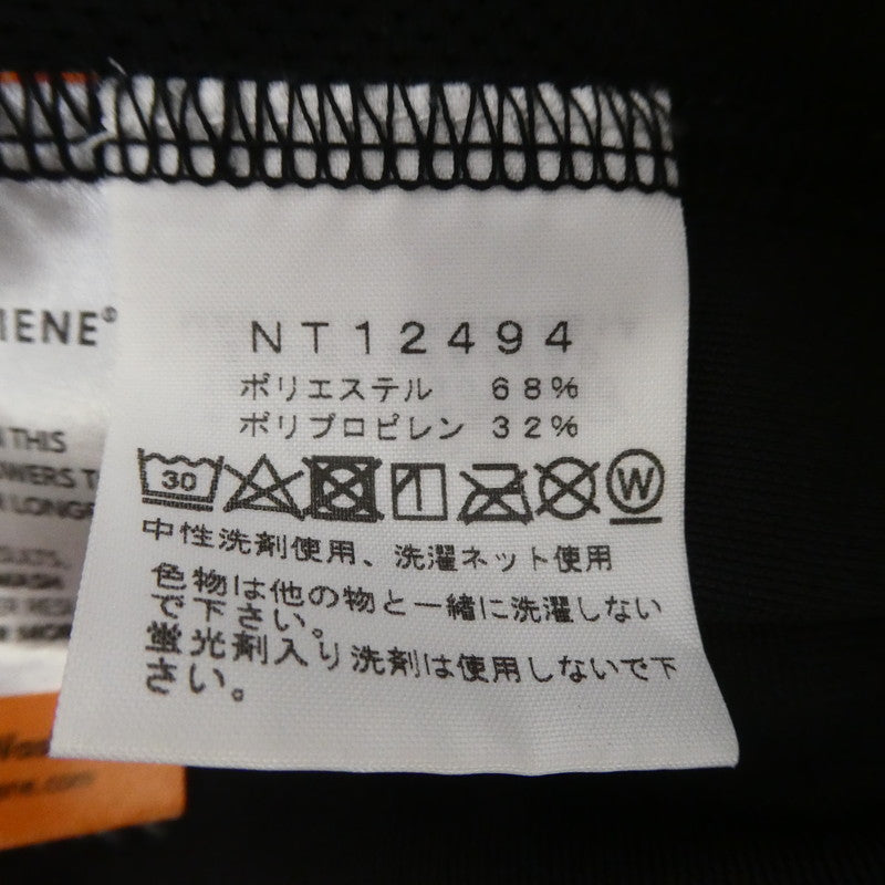 【中古】THE NORTH FACE | ザ・ノースフェイス S/S FREE RUN SPIRAL CREW 半袖Tシャツ NT12494 ブラック サイズ:S