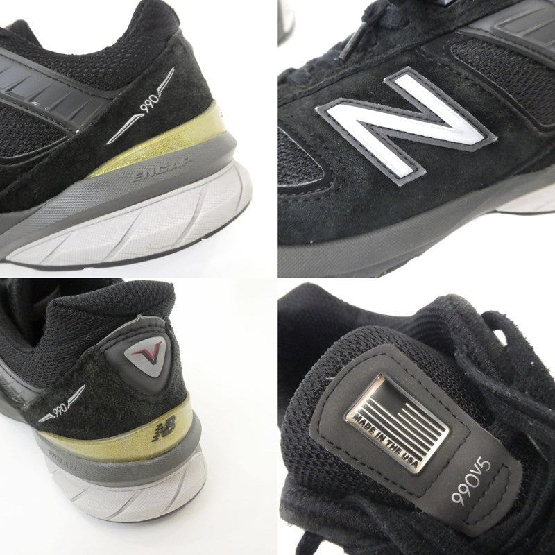 【中古】NEW BALANCE | ニューバランス スニーカー M990BK5 ブラック 26.5cm
