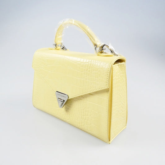 【中古】Lily Brown | リリーブラウン 台形ハンドバッグ その他バッグ LWGB241323 イエロー