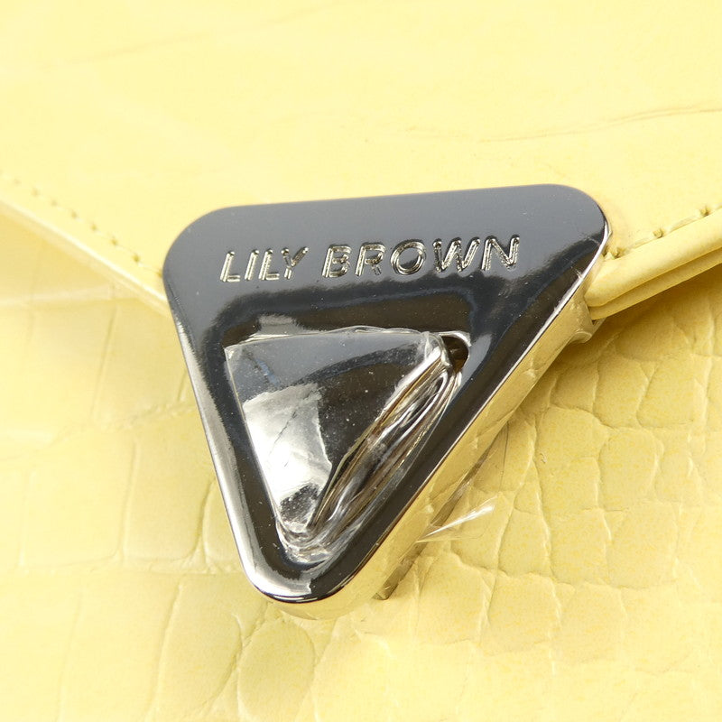 【中古】Lily Brown | リリーブラウン 台形ハンドバッグ その他バッグ LWGB241323 イエロー