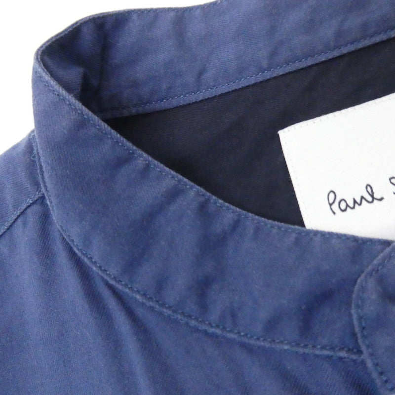 【中古】Paul Smith | ポール・スミス コットンブロードバンドカラーシャツ 長袖シャツ 213330 509T ネイビー サイズ:S
