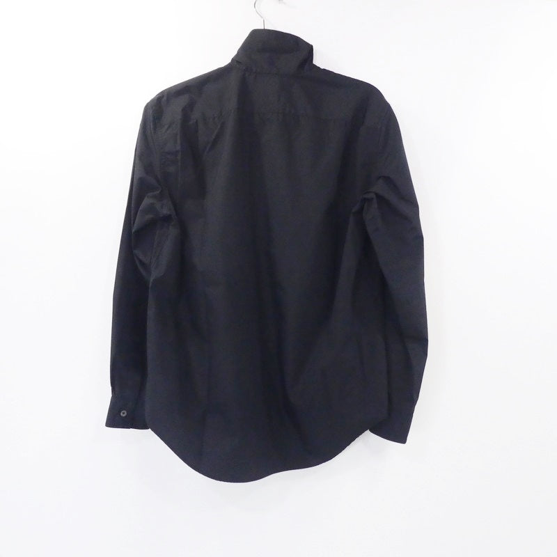 【中古】Paul Smith | ポール・スミス スタンドカラープルオーバーシャツ 長袖シャツ 203304 267U ブラック サイズ:M