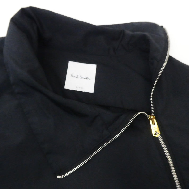 【中古】Paul Smith | ポール・スミス スタンドカラープルオーバーシャツ 長袖シャツ 203304 267U ブラック サイズ:M