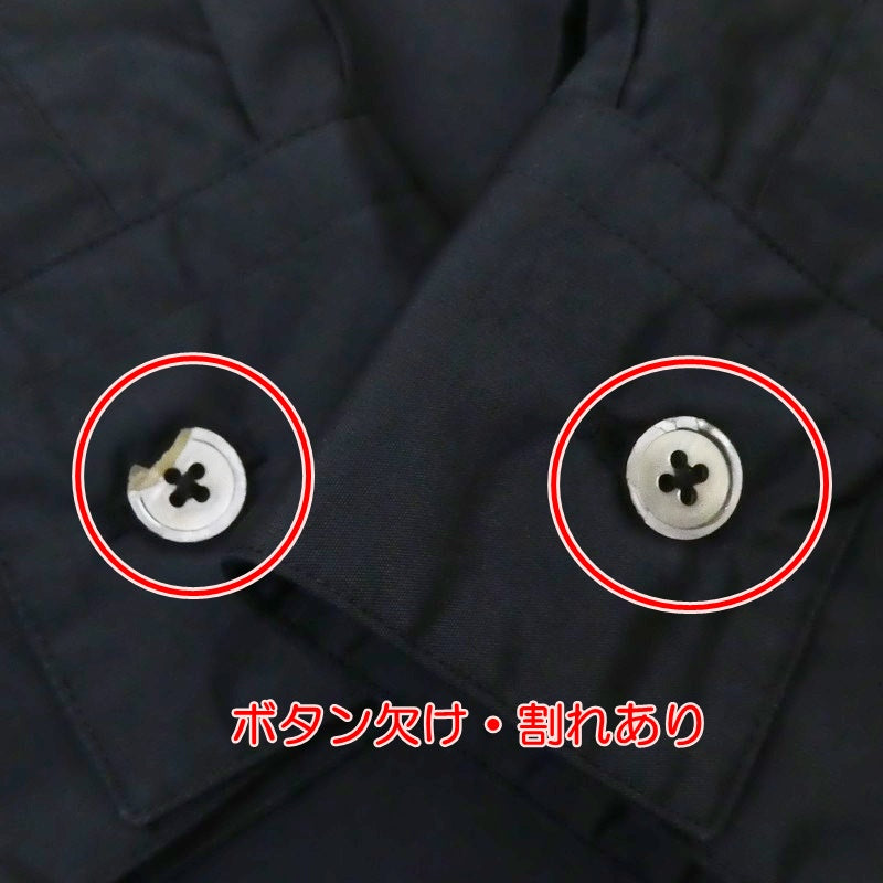 【中古】Paul Smith | ポール・スミス スタンドカラープルオーバーシャツ 長袖シャツ 203304 267U ブラック サイズ:M
