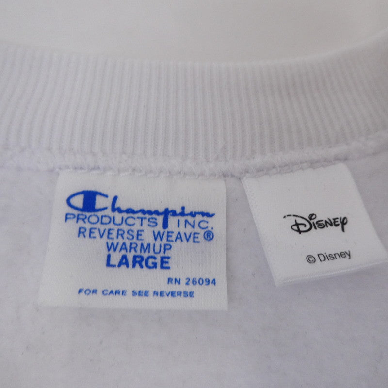 【中古】Champion | チャンピオン REVERSE WEAVE スウェット CWSS031 ホワイト サイズ:L