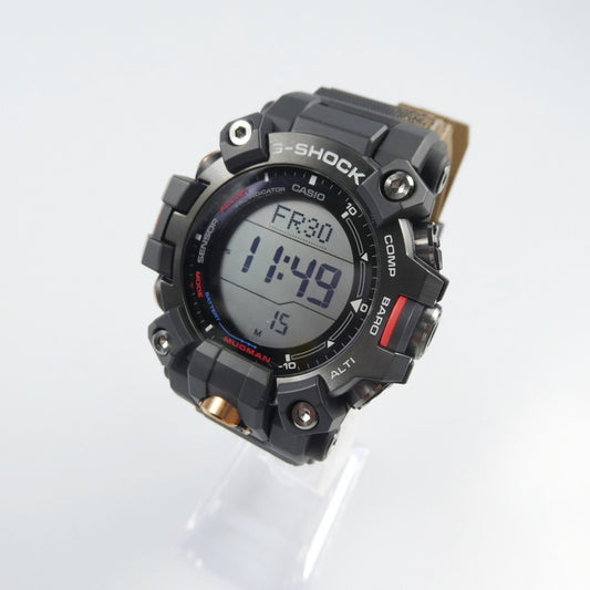 【中古】G-SHOCK | ジーショック MASTER OF G-LAND MUDMAN 腕時計 GW-9500TLC-1ER ブラック