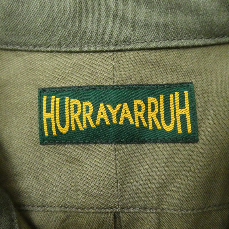 【中古】HURRAY HURRAY | フレイフレイ 長袖シャツ カーキ サイズ:不明