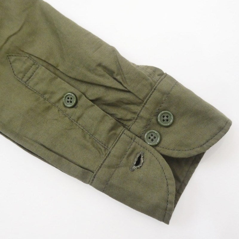 【中古】HURRAY HURRAY | フレイフレイ 長袖シャツ カーキ サイズ:不明