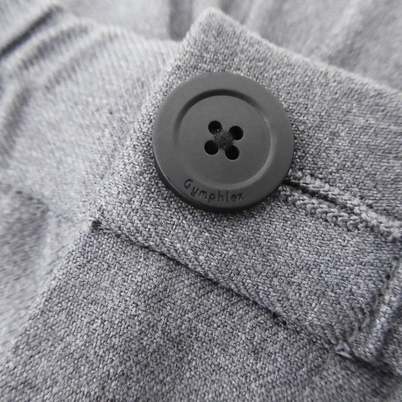 【中古】GYMPHLEX | ジムフレックス POLYESTER FLANNEL イージーストレートパンツ パンツ GY-E0225 グレー サイズ:M