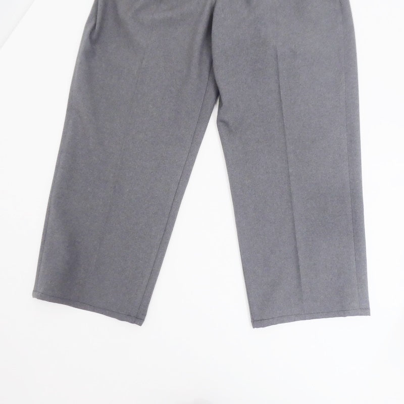 【中古】GYMPHLEX | ジムフレックス POLYESTER FLANNEL イージーストレートパンツ パンツ GY-E0225 グレー サイズ:M