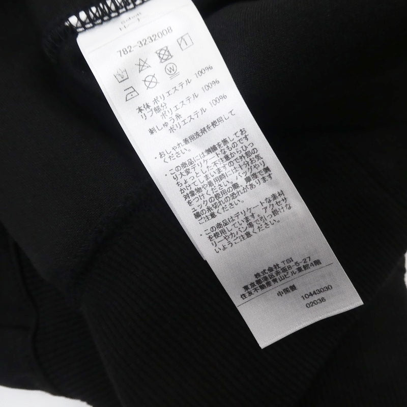 schott | Schott TAPING JERSEY CREW SWEAT Sweatshirt 782-3232008 Black Size: M