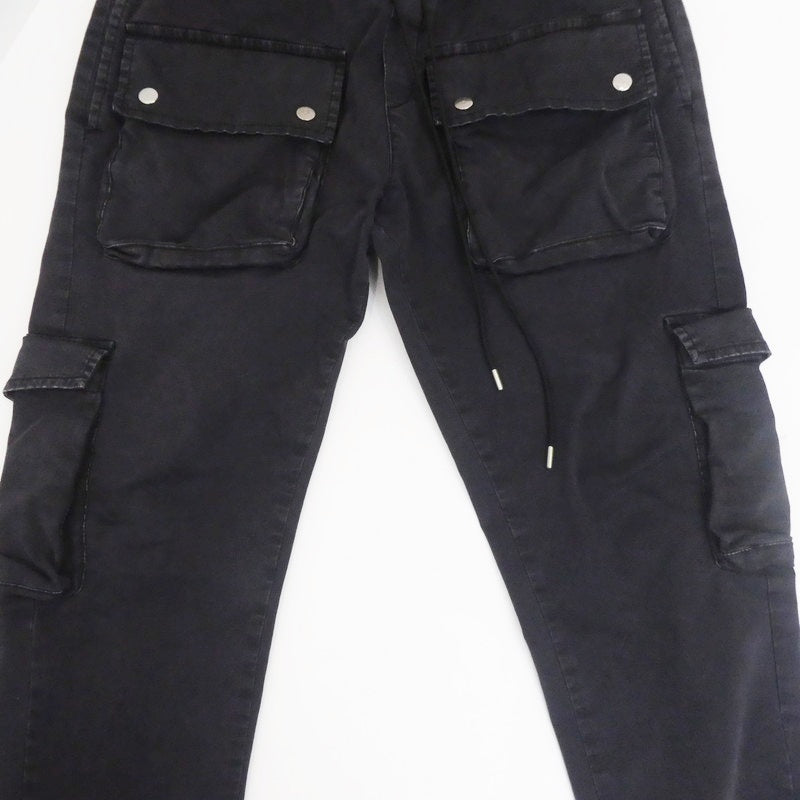 【中古】ZARA | ザラ UTILITY カーゴパンツ 1538/341/800 ブラック サイズ:L