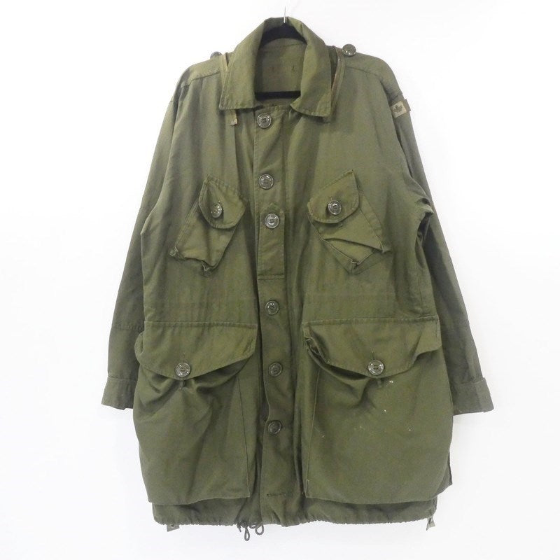 【中古】MILITARY衣料 | ミリタリーイリョウ モッズコート 8415-21-870-5573 90s カナダ軍 カーキ サイズ:2