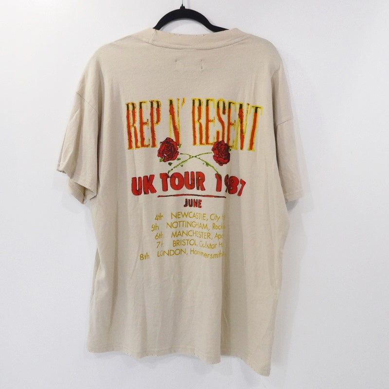 【中古】REPRESENT | リプレゼント REP N RESENT T-SHIRT 半袖Tシャツ ベージュ サイズ:M