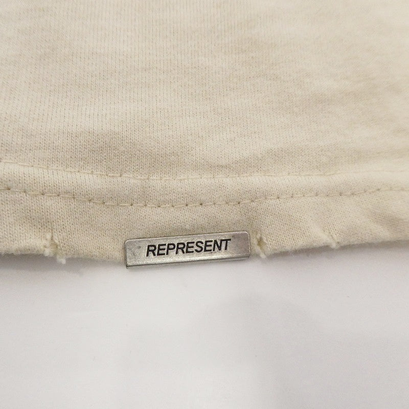 【中古】REPRESENT | リプレゼント REP N RESENT T-SHIRT 半袖Tシャツ ベージュ サイズ:M