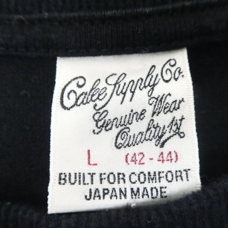 【中古】CALEE | キャリー 長袖Tシャツ ブラック サイズ:L