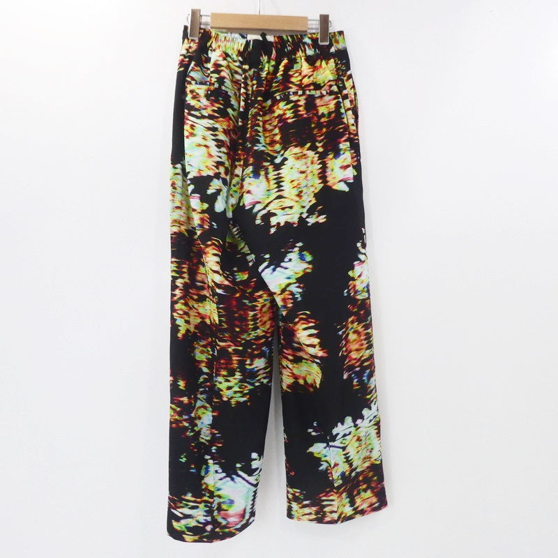 【中古】MAISON SPECIAL | メゾンスペシャル スプラッシュプリント1タックワイドパンツ パンツ 11221461214