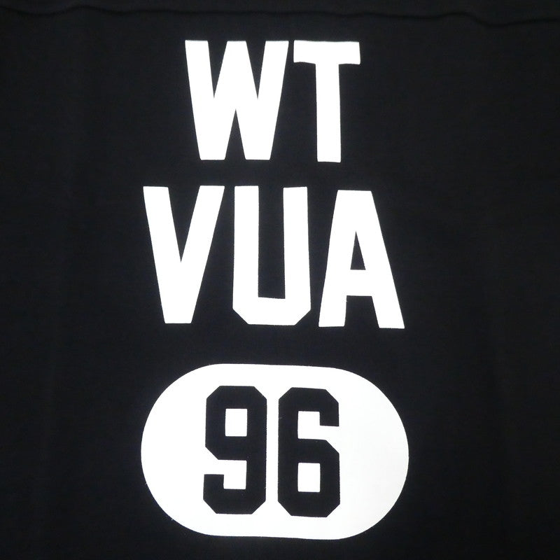 【中古】W)TAPS | ダブルタップス QB/LS/RACO.ERA 半袖Tシャツ 241ATDT-CSM18 ブラック サイズ:2
