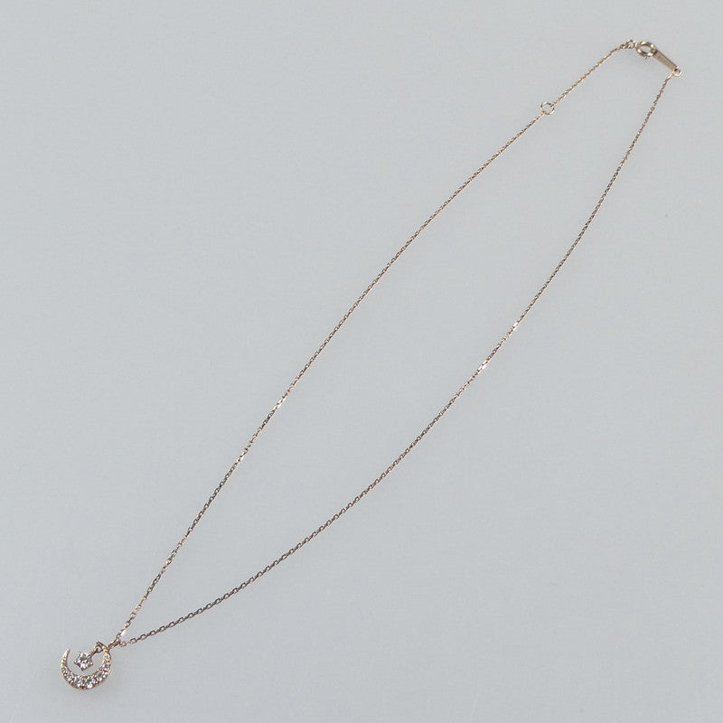 【中古】canal4℃ | カナルヨンドシー きらめく月モチーフ ネックレス 152034121004