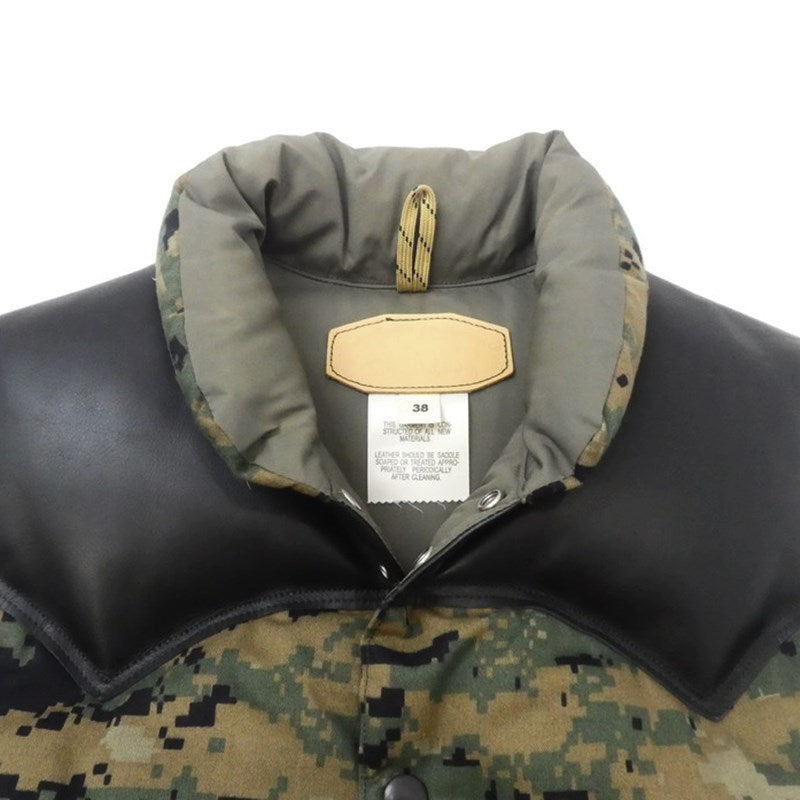 【中古】Rocky Mountain FeatherBed | ロッキーマウンテンフェザーベッド ダウンベスト 450-482-91 カモ サイズ:38