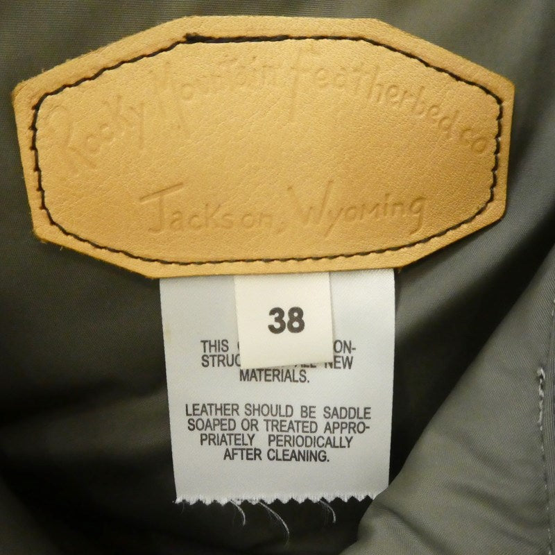 【中古】Rocky Mountain FeatherBed | ロッキーマウンテンフェザーベッド ダウンベスト 450-482-91 カモ サイズ:38