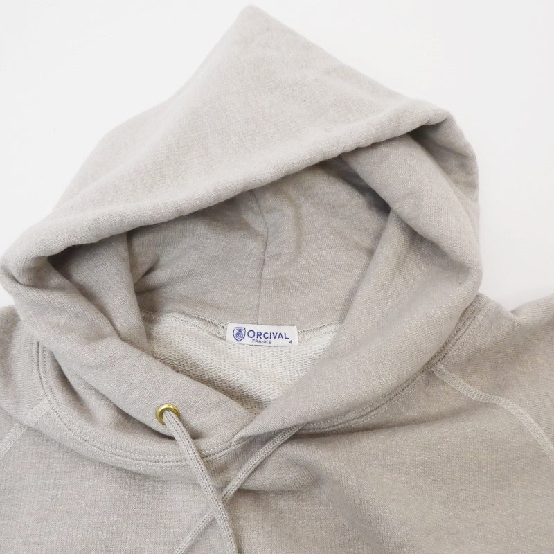【中古】ORCIVAL | オーシバル FRENCH TERRY パーカー OR-C0155 ベージュ サイズ:4