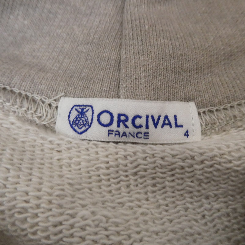 【中古】ORCIVAL | オーシバル FRENCH TERRY パーカー OR-C0155 ベージュ サイズ:4