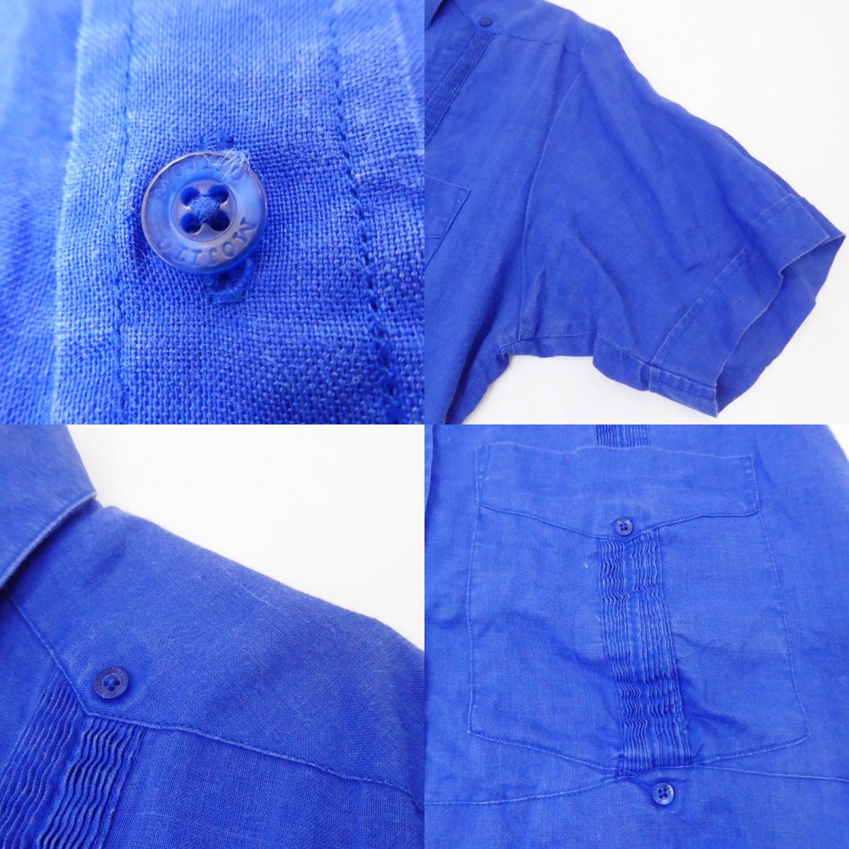 【中古】 半袖シャツ ブルー サイズ:M