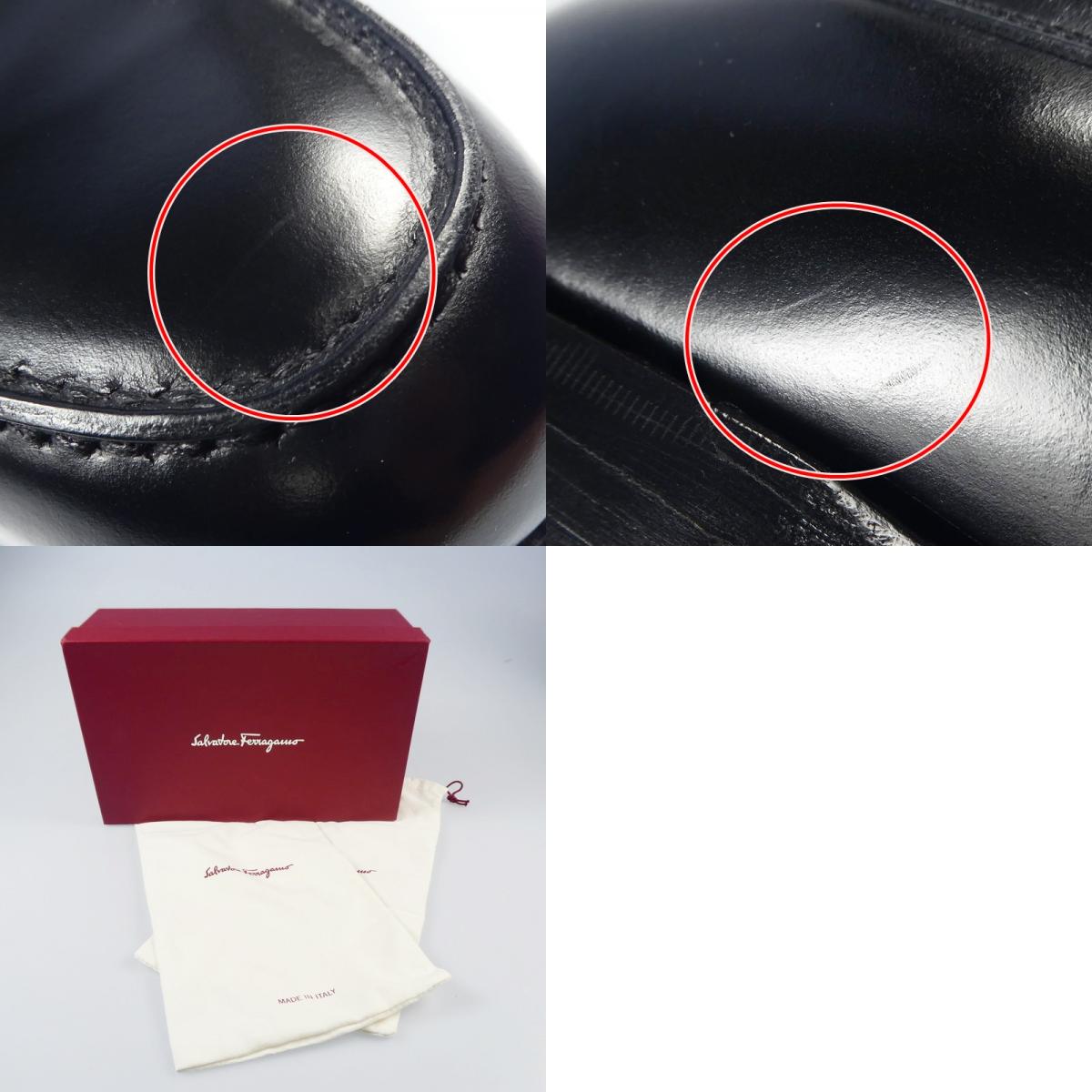 【中古】Salvatore Ferragamo | サルヴァトーレフェラガモ THEODORE ローファー 0714778 ブラック 26cm