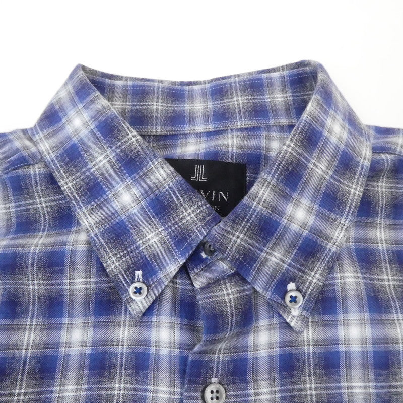 【中古】LANVIN | ランバン 長袖シャツ 208769 ブルー サイズ:52