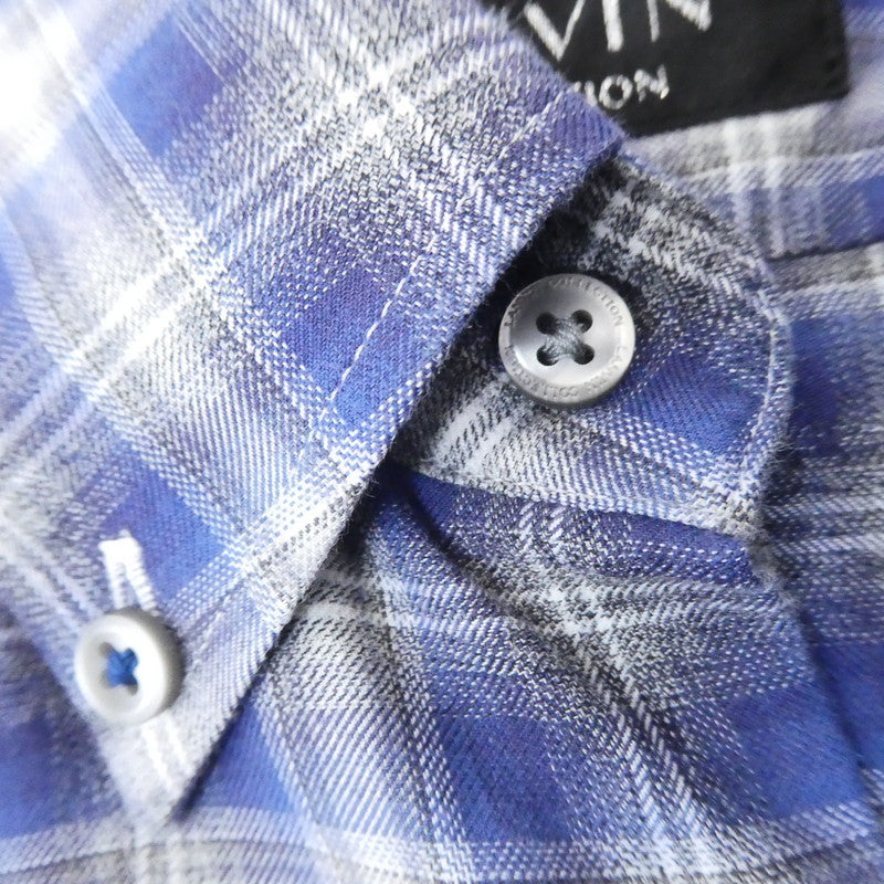 【中古】LANVIN | ランバン 長袖シャツ 208769 ブルー サイズ:52