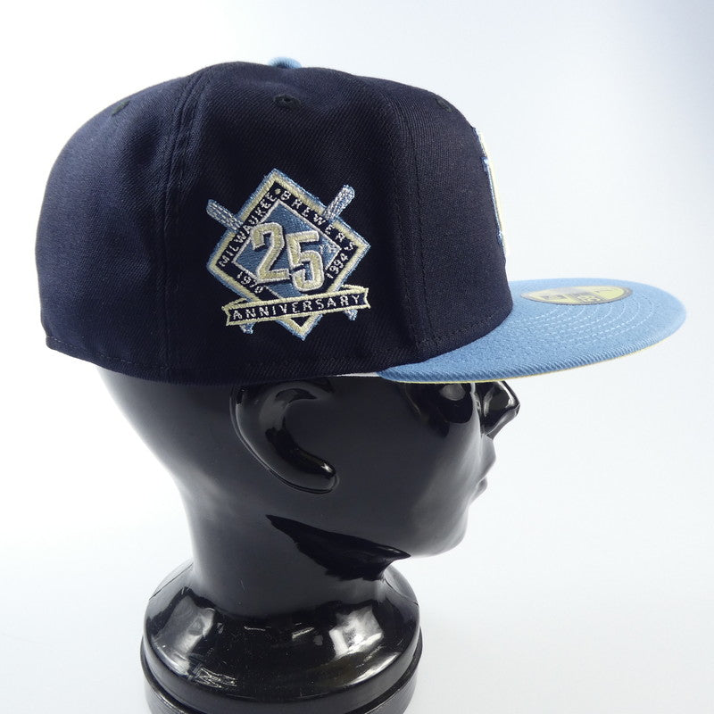 【中古】NEW ERA | ニューエラ Milwaukee Brewers キャップ 70678244 ネイビー