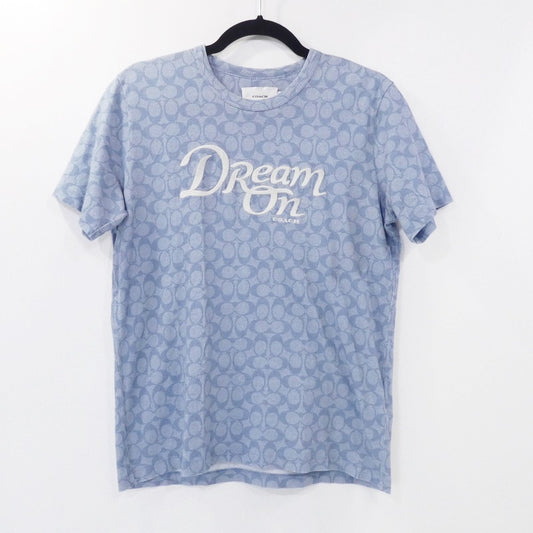【中古】COACH | コーチ DREAM T-SHIRT 半袖Tシャツ C4970 ライトブルー サイズ:S