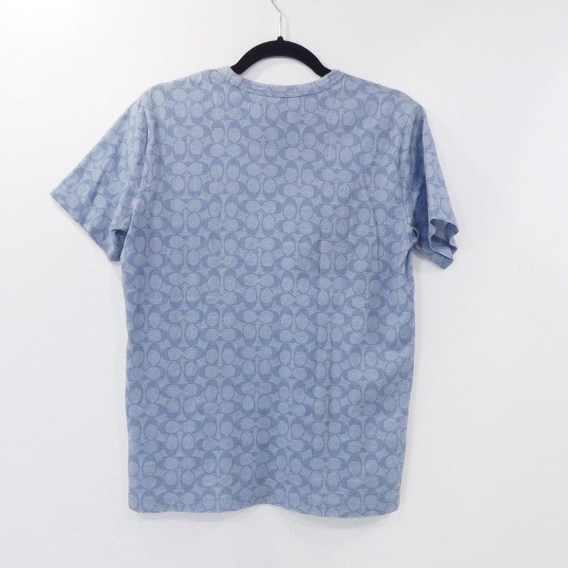 【中古】COACH | コーチ DREAM T-SHIRT 半袖Tシャツ C4970 ライトブルー サイズ:S