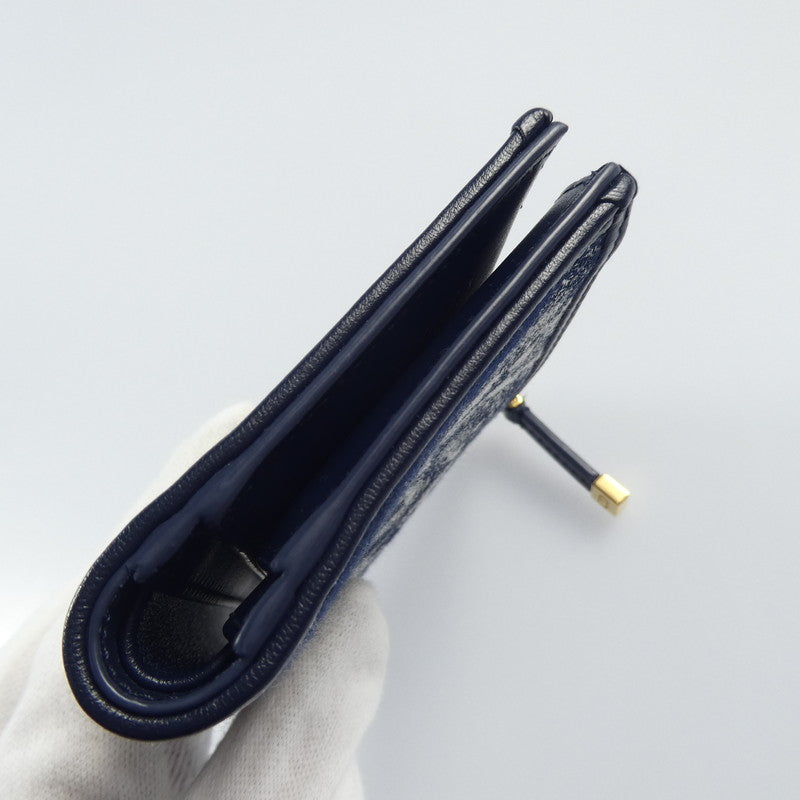 【中古】Christian Dior | クリスチャンディオール 30 Montaigne ダリアウォレット 長財布 S2197UNJR_M928 ネイビー系