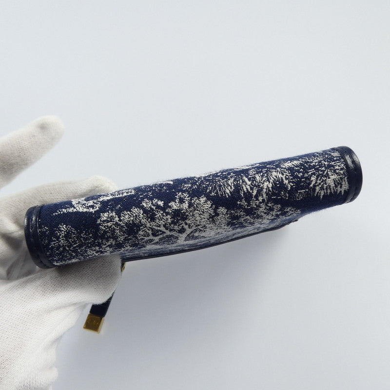 【中古】Christian Dior | クリスチャンディオール 30 Montaigne ダリアウォレット 長財布 S2197UNJR_M928 ネイビー系