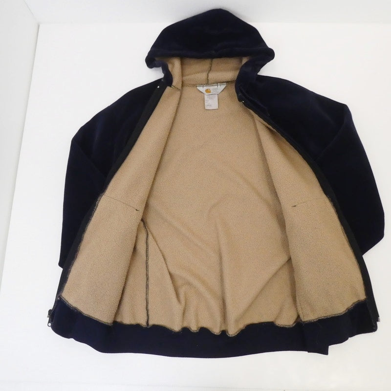 【中古】Carhartt | カーハート パーカー 13224 USA製 ネイビー サイズ:L