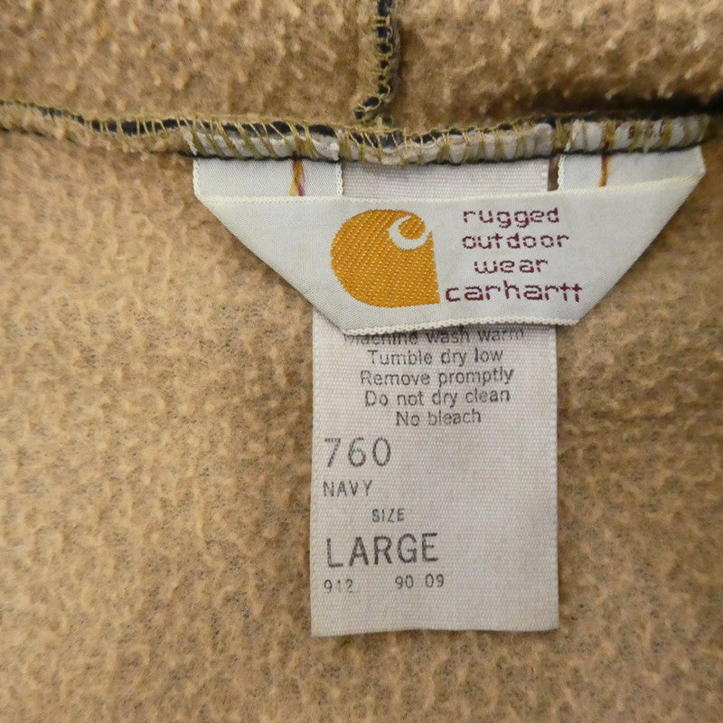 【中古】Carhartt | カーハート パーカー 13224 USA製 ネイビー サイズ:L