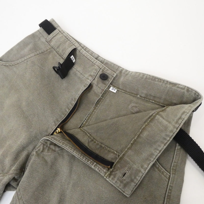 【中古】 ショートパンツ カーキ